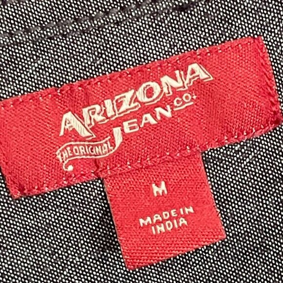 Arizona Jean Company Button Down Short Sleeve Men's Shirt Size M - Picture 3 of 3